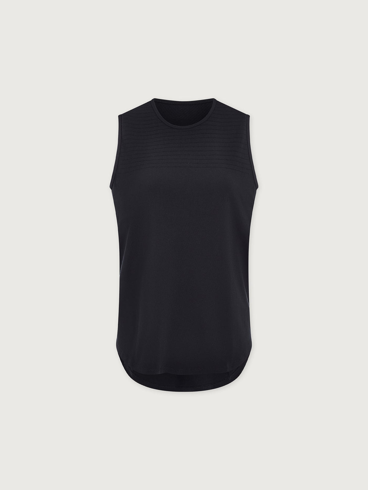 Nolan Seamless Longline Tank Black - Varley