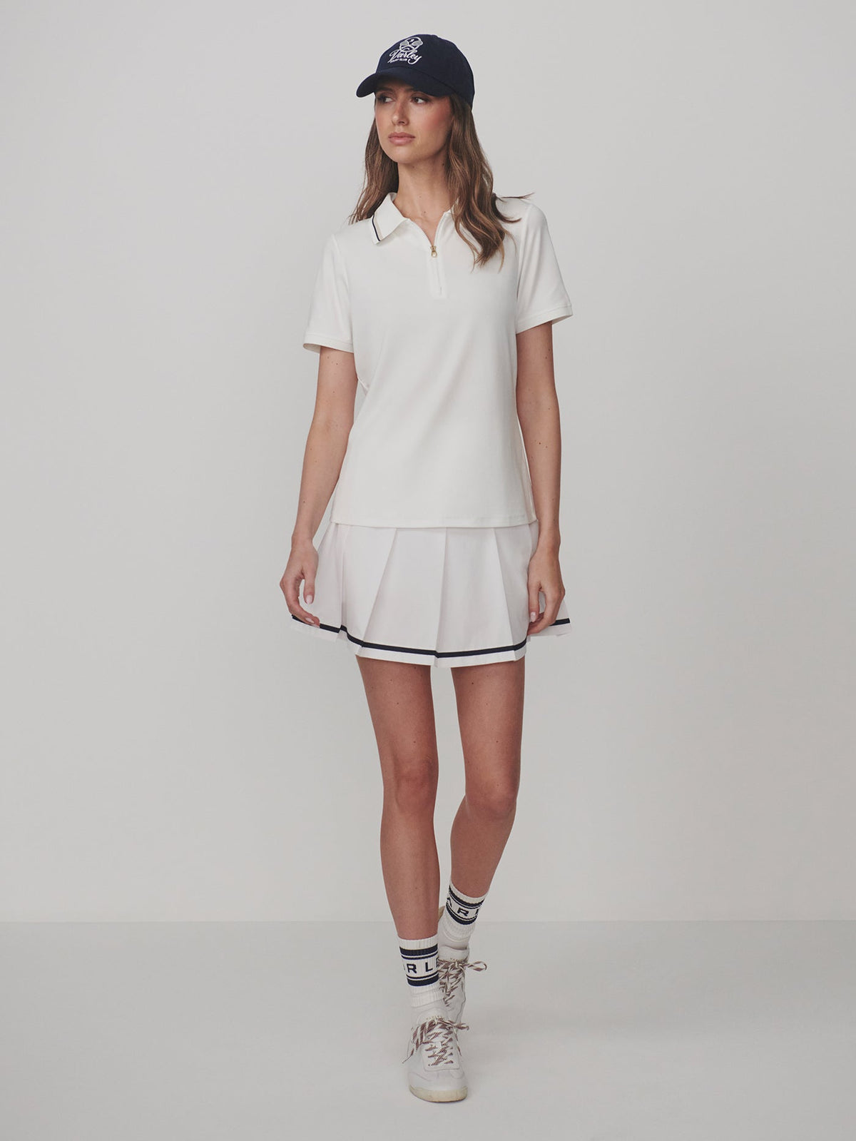 Elton Performance Polo White - Varley