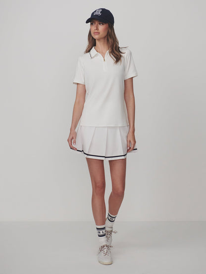 Elton Performance Polo White - Varley