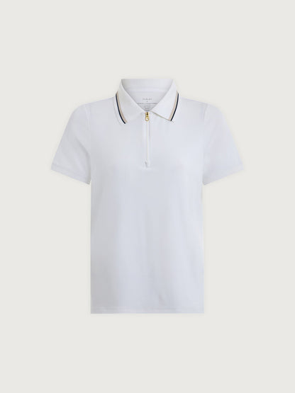 Elton Performance Polo White - Varley