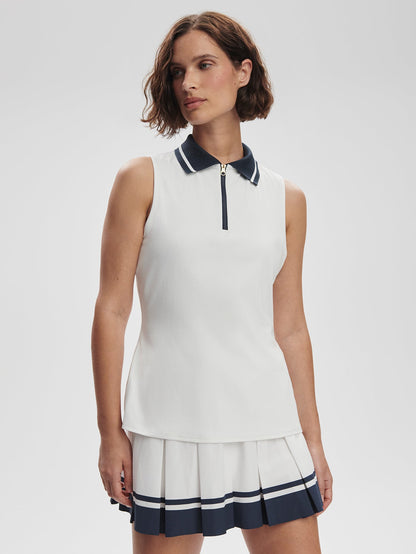Jerry Performance Tank White/ Blue Nights - Varley