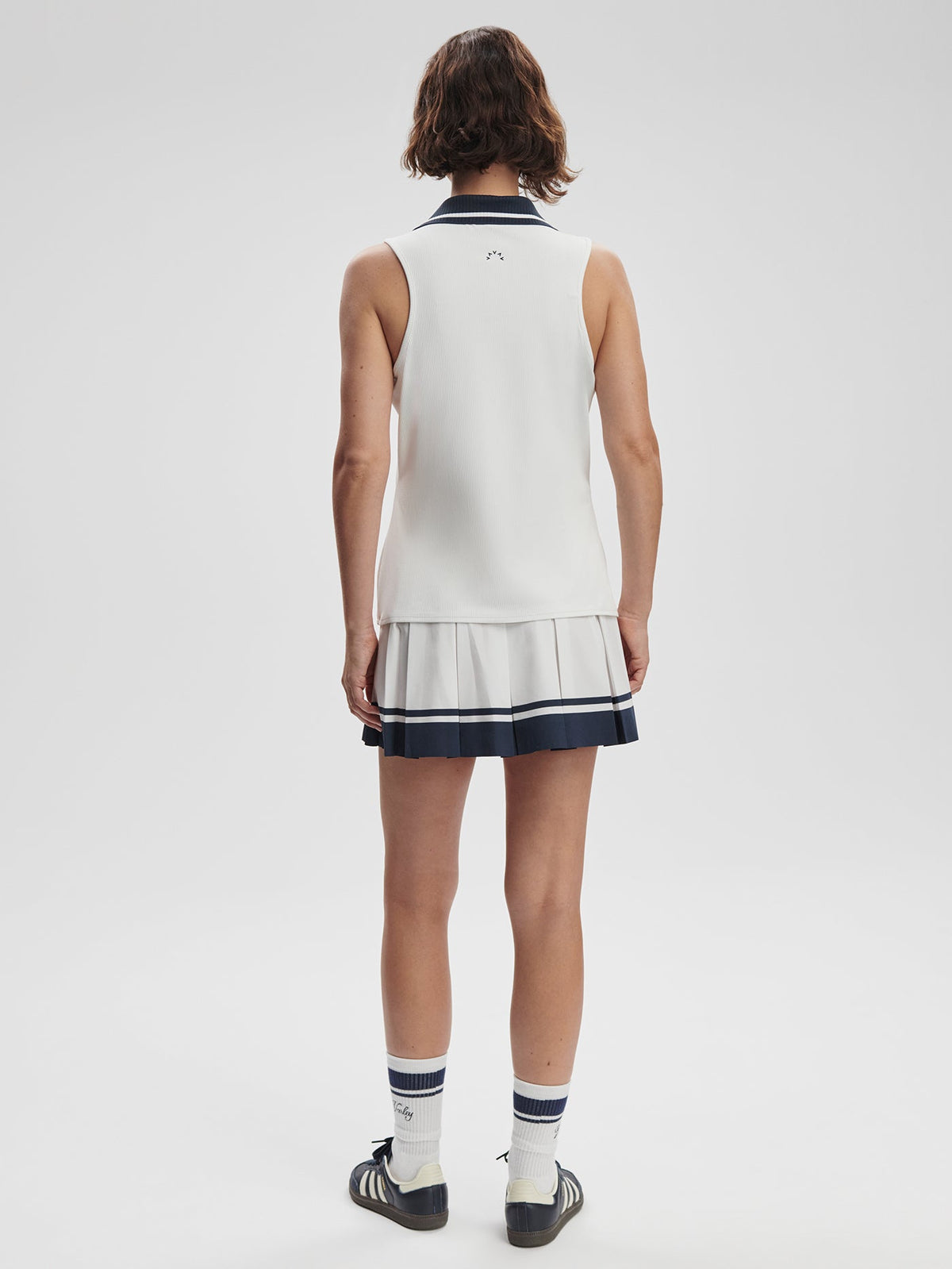 Jerry Performance Tank White/ Blue Nights - Varley