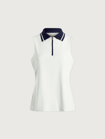 Jerry Performance Tank White/ Blue Nights - Varley