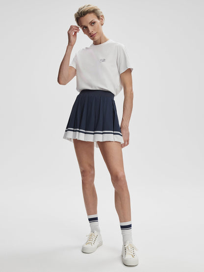 Mattie Branded Tee White - Varley