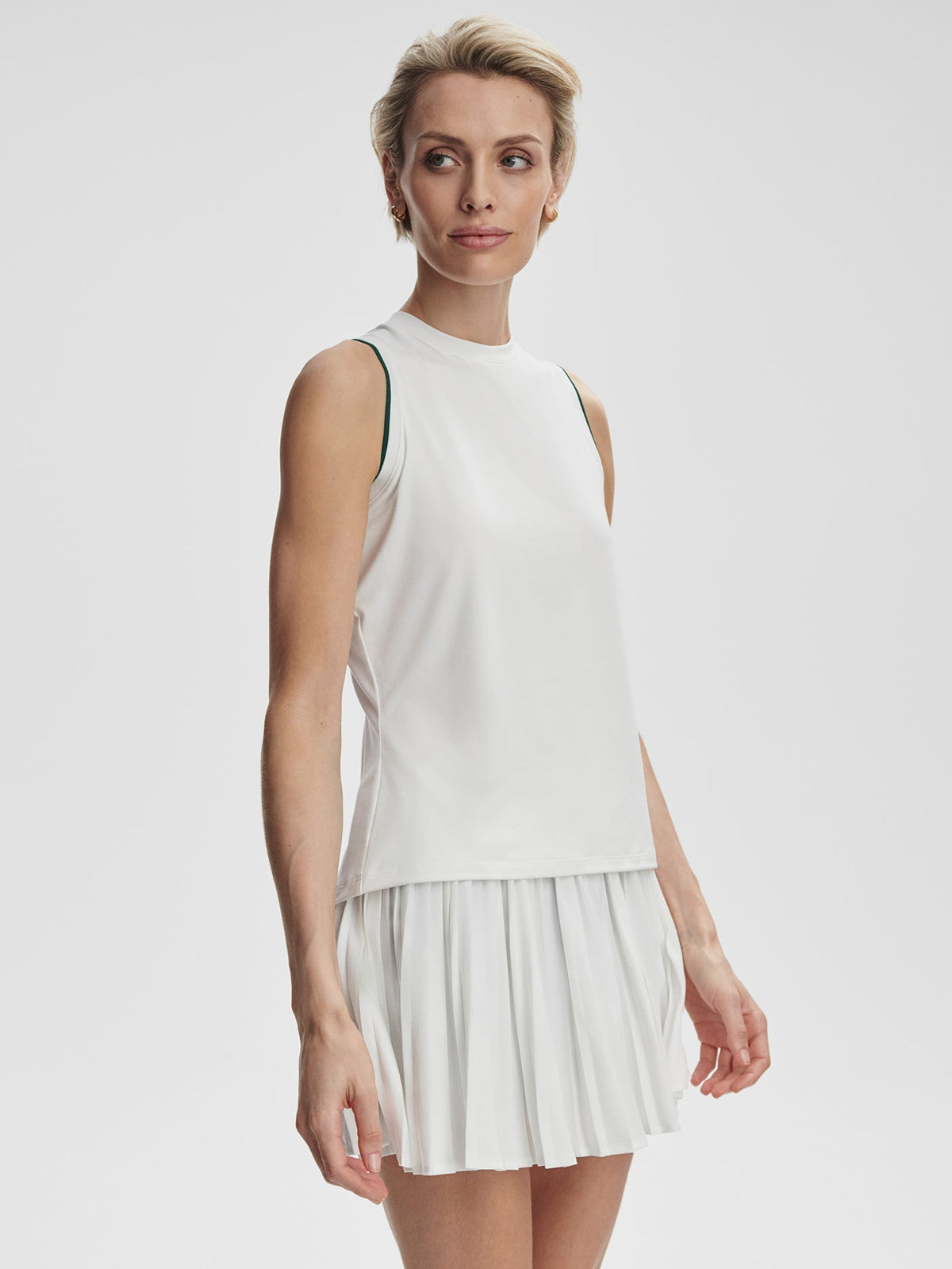 Arton Performance Tank White/ Forest - Varley