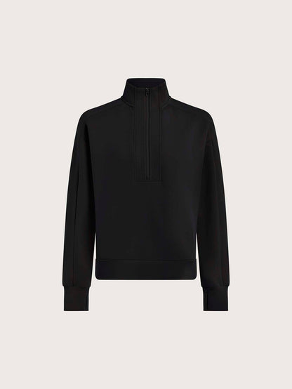 Marissa Half-Zip Active Sweatshirt Black - Varley