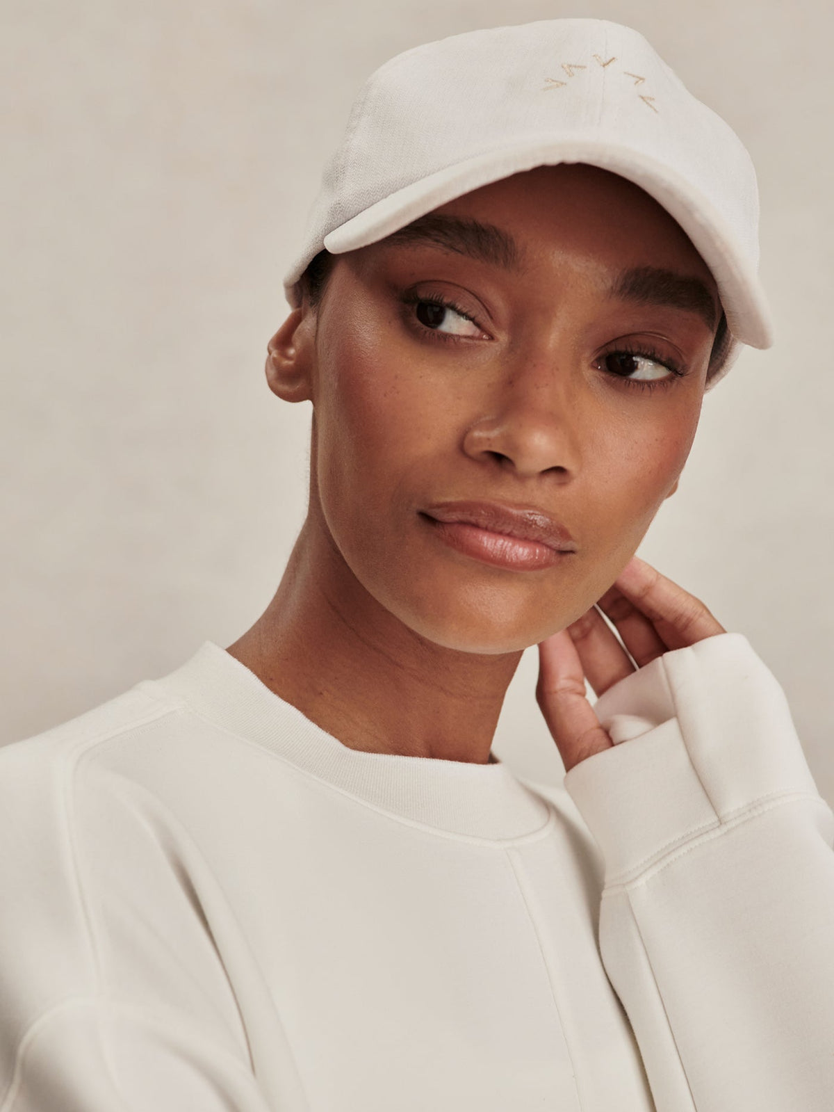 Tasmin Cropped Sweat Snow White - Varley