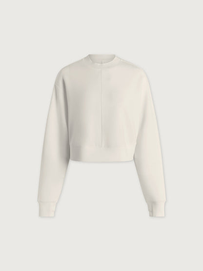 Tasmin Cropped Sweat Snow White - Varley