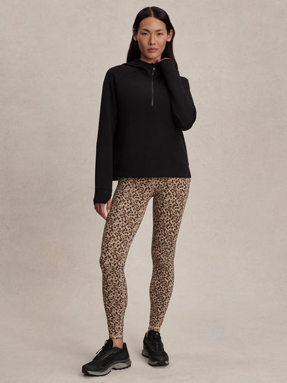 Karo Half Zip Active Sweat Black - Varley