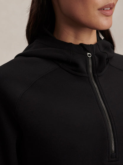 Karo Half Zip Active Sweat Black - Varley