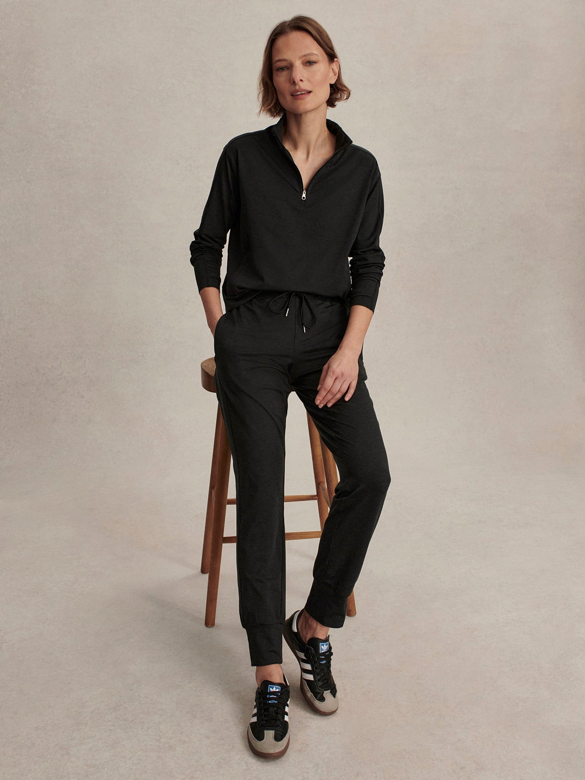 Aisling Active Sweatpant 29 Black Marl - Varley