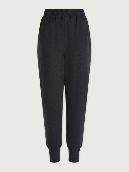 Brushed Rib Slim Cuff Pant 25 Black Marl - Varley