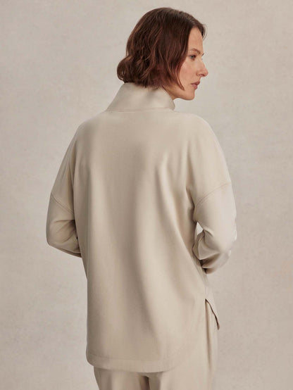 Erina Half-Zip Active Sweatshirt Cement Marl - Varley