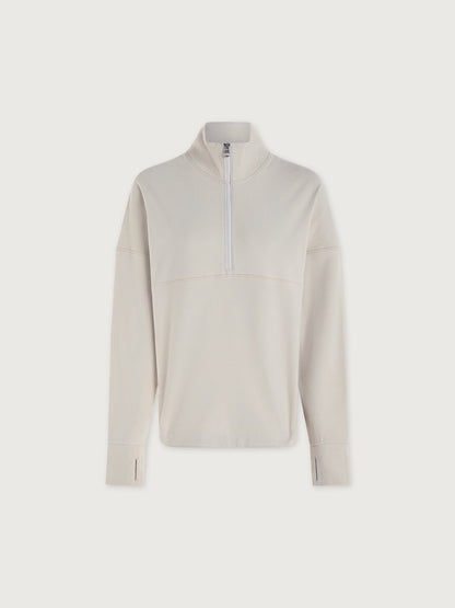Erina Half-Zip Active Sweatshirt Cement Marl - Varley