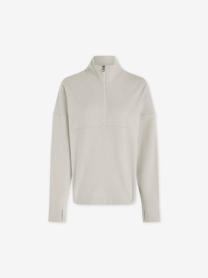 Erina Half-Zip Active Sweatshirt Cement Marl - Varley