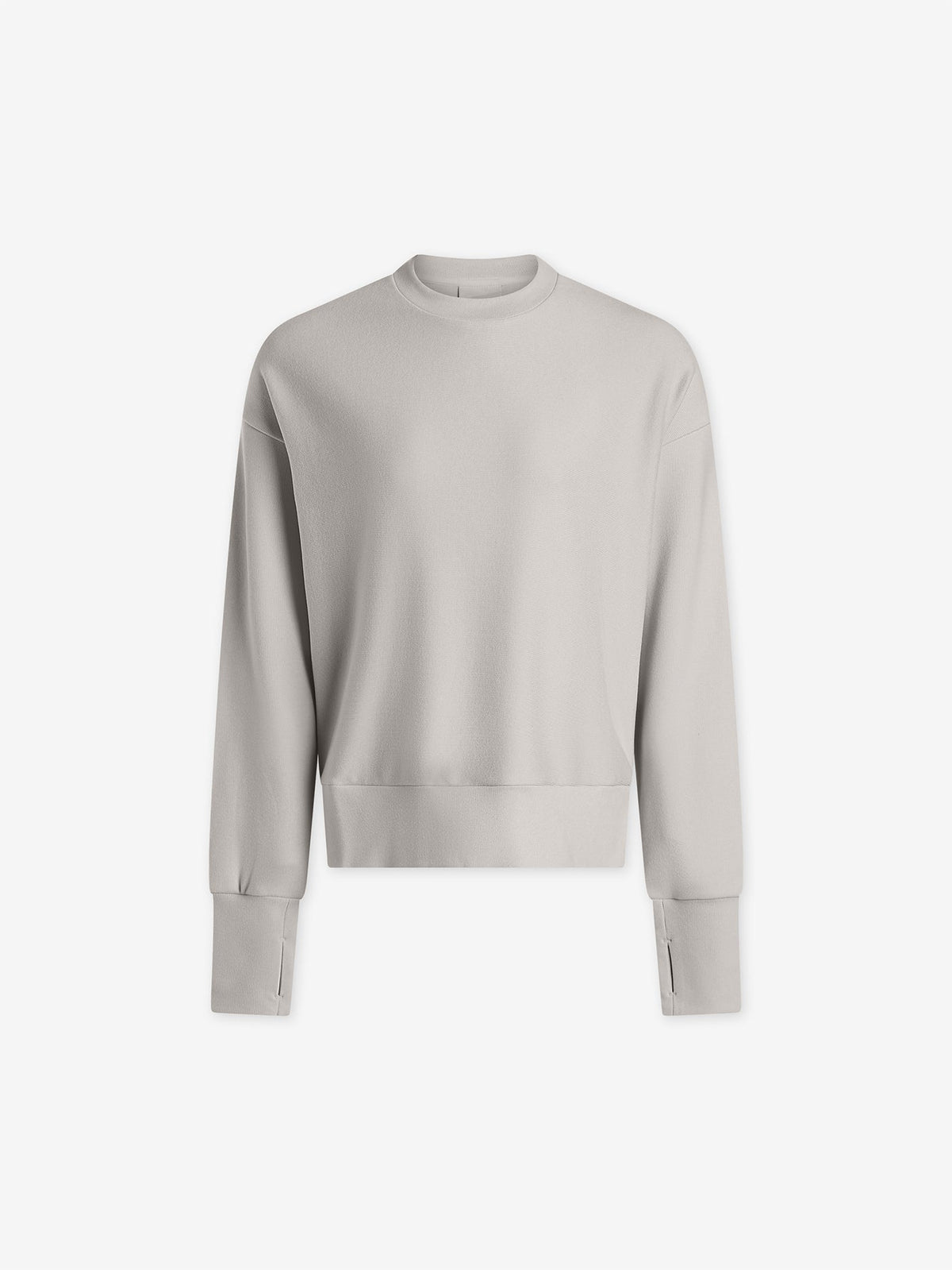 Horton Side Zip Active Sweatshirt Cement Marl - Varley