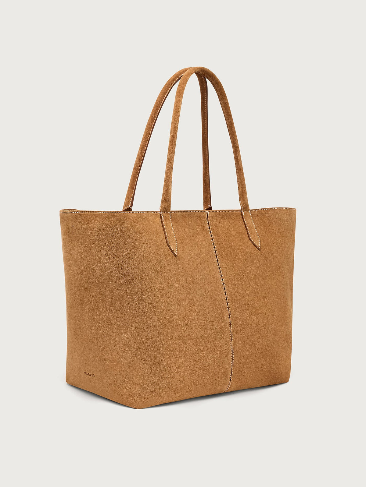 Louey Tote Bag Medium Suede - Premium Everyday Tote Caramel - Varley