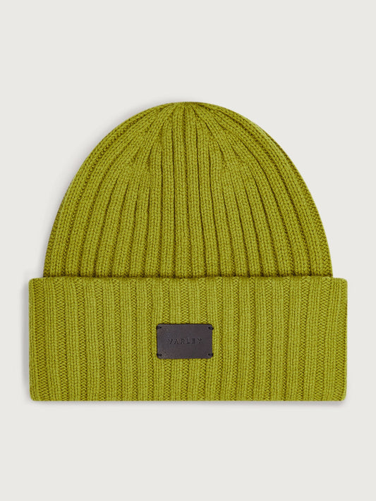 Elva Chunky Rib Beanie Olive Oil - Varley