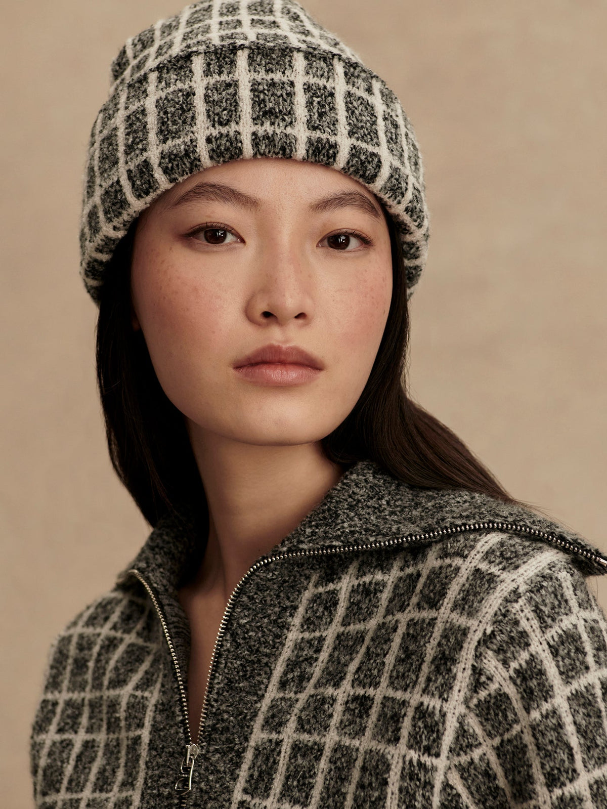 Noel Knit Beanie Charcoal Marl - Varley
