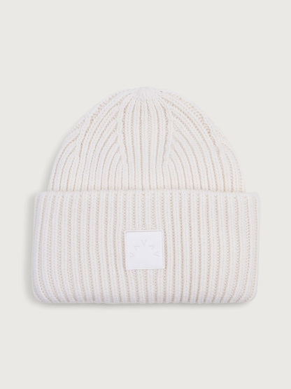 Cresta Rib Beanie Egret - Varley