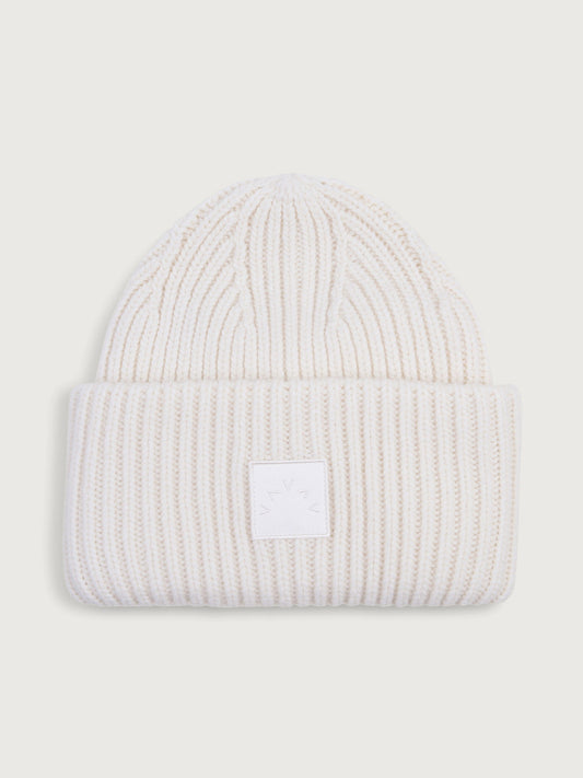 Cresta Rib Beanie Egret - Varley
