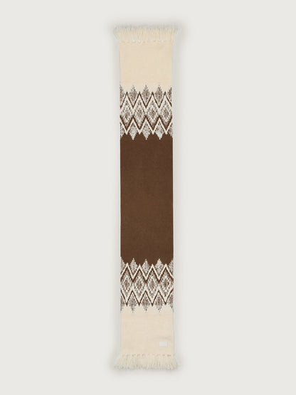 Sebastian Jacquard Scarf 2.0 Cocoa Dust - Varley