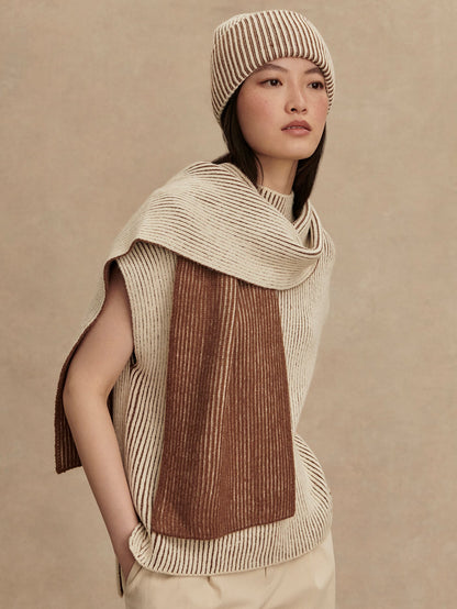 Deville Plated Scarf Cocoa Dust - Varley