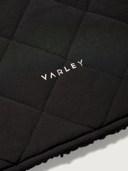 Coronet Quilt Sherpa Scarf | VARLEY US Black - Varley
