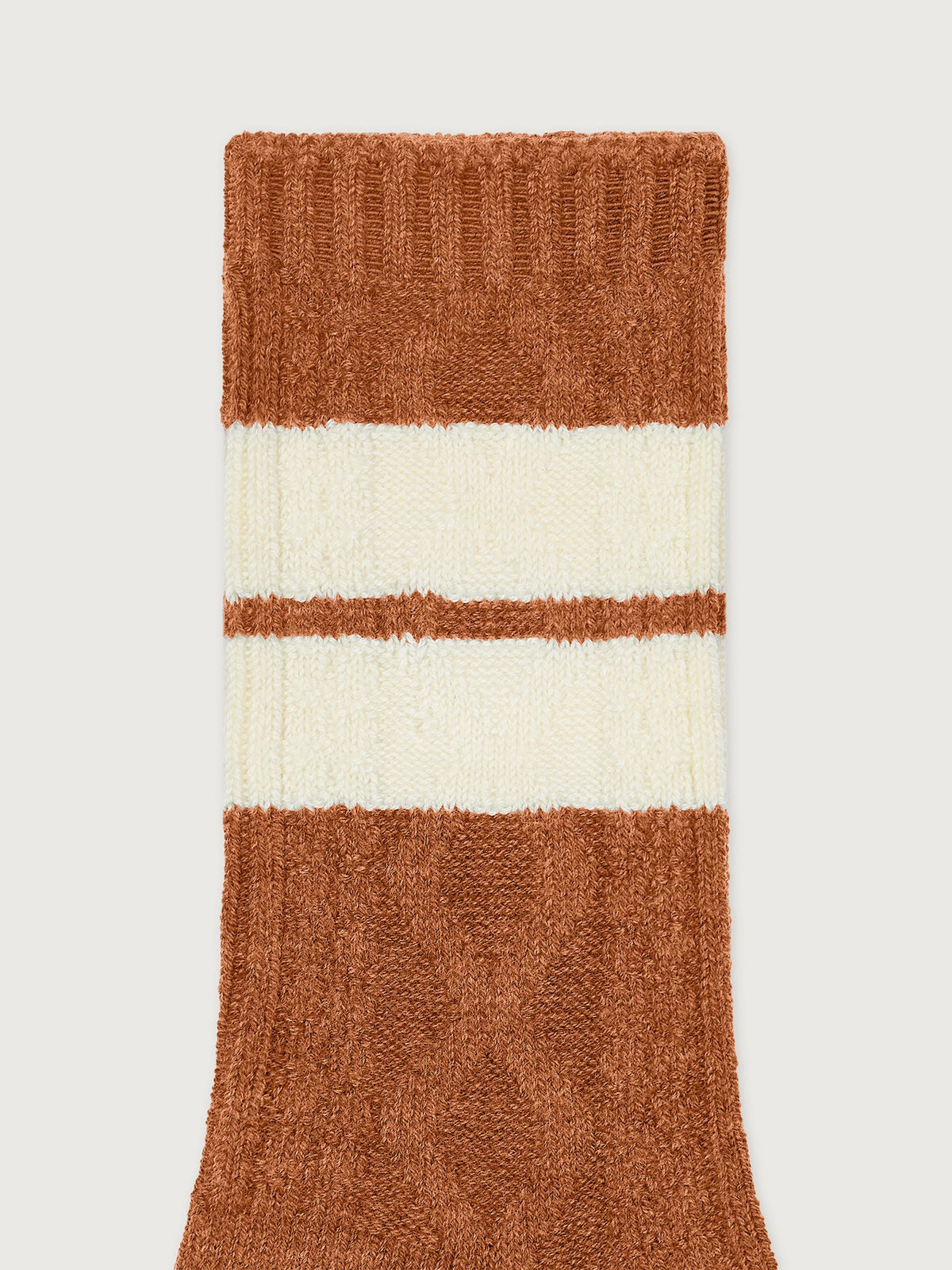 Eagleson Plush Cable Sock Almond/ Egret - Varley