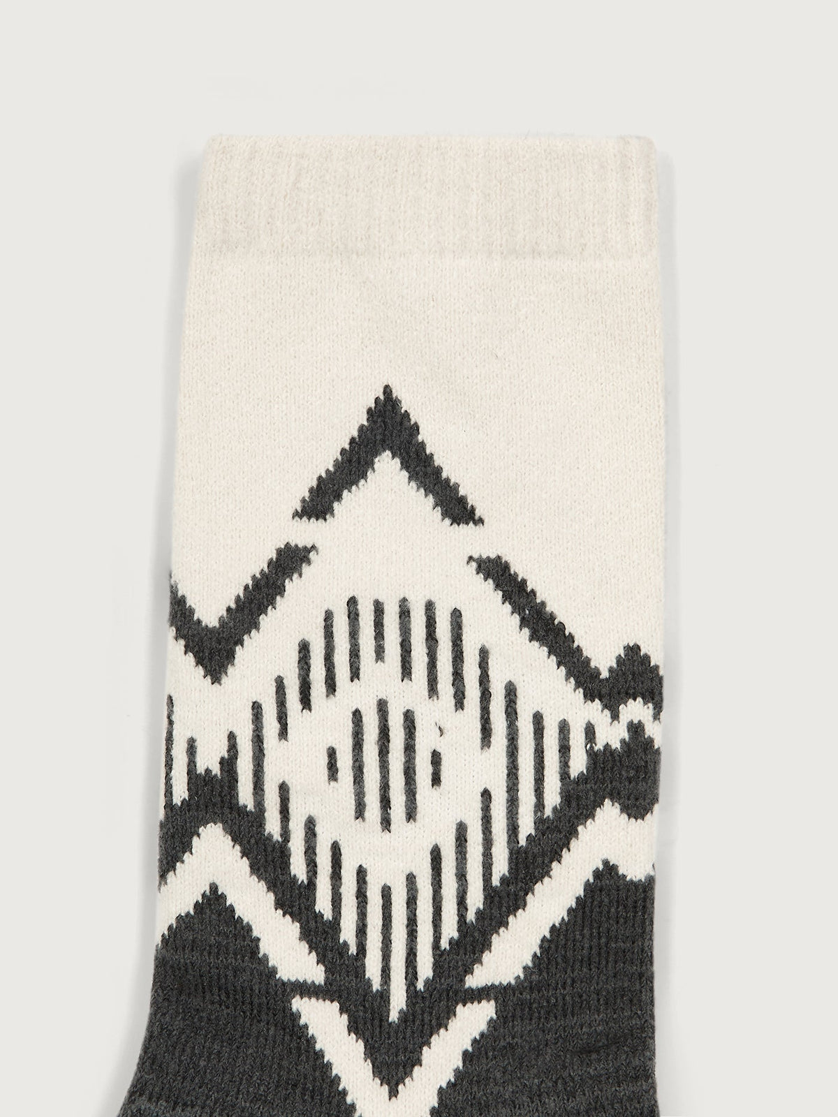Erica Jacquard Knit Sock Charcoal Marl - Varley