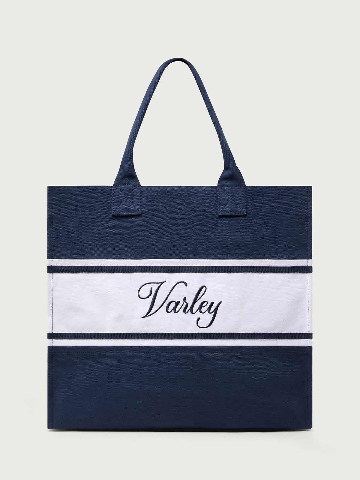 Foeburn Market Tote Bag Blue Nights/ White - Varley