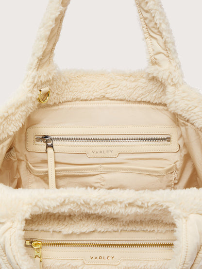 Vail Sherpa Crossbody Tote Sandshell - Varley