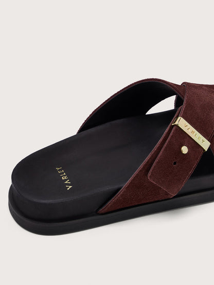 Esla Slide Sandals Decadent Chocolate - Varley
