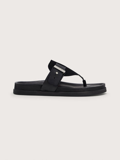 Suna Toe Post Sandals Black - Varley