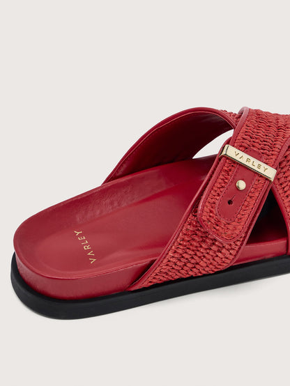 Esla Slide Sandals Textile Bossa Nova - Varley
