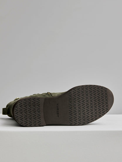 Boyten Laceup Boot Suede Dark Olive - Varley
