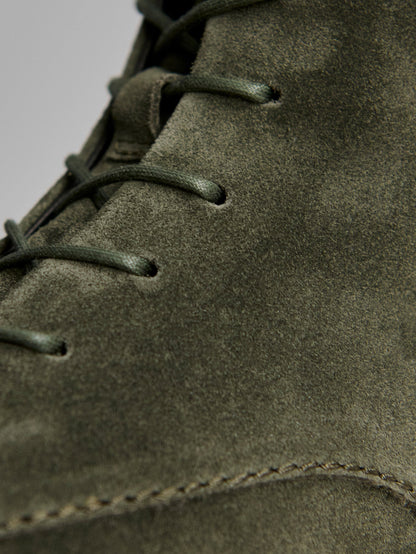Boyten Laceup Boot Suede Dark Olive - Varley