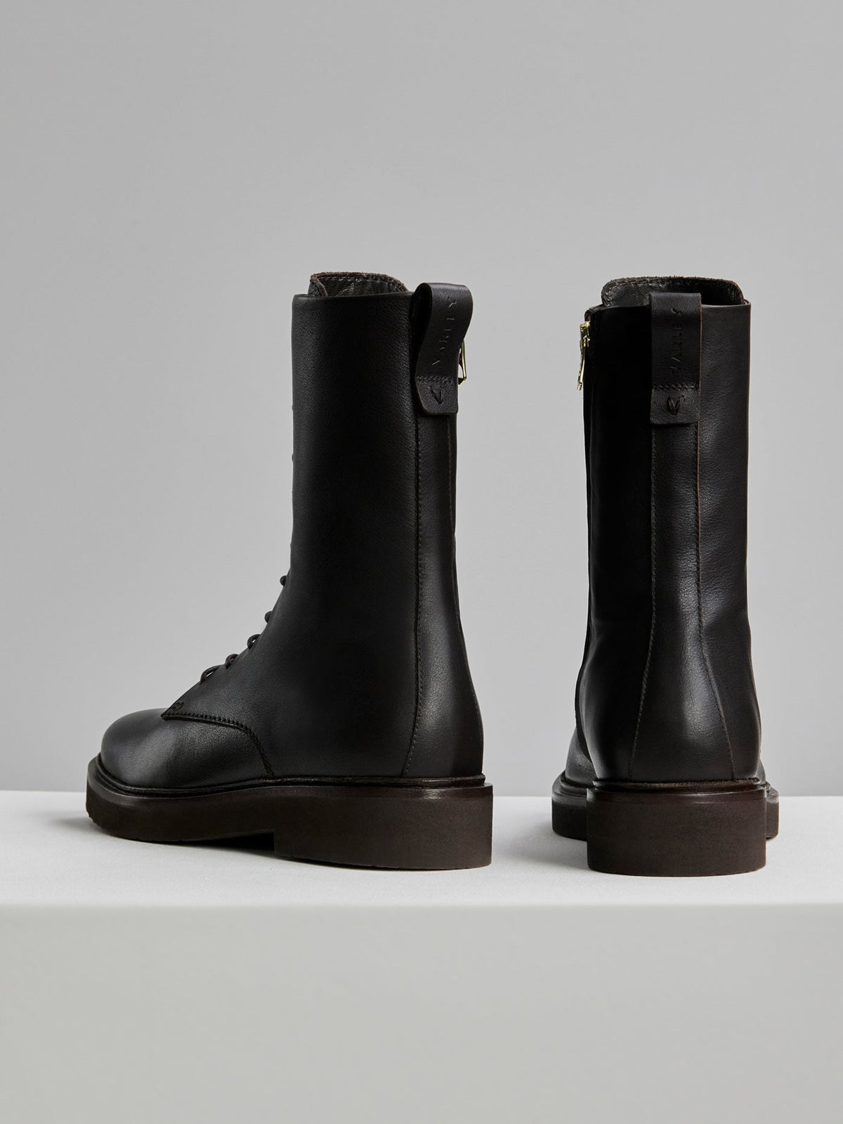 Boyten Lace Up Boot Nappa Ebony Brown - Varley