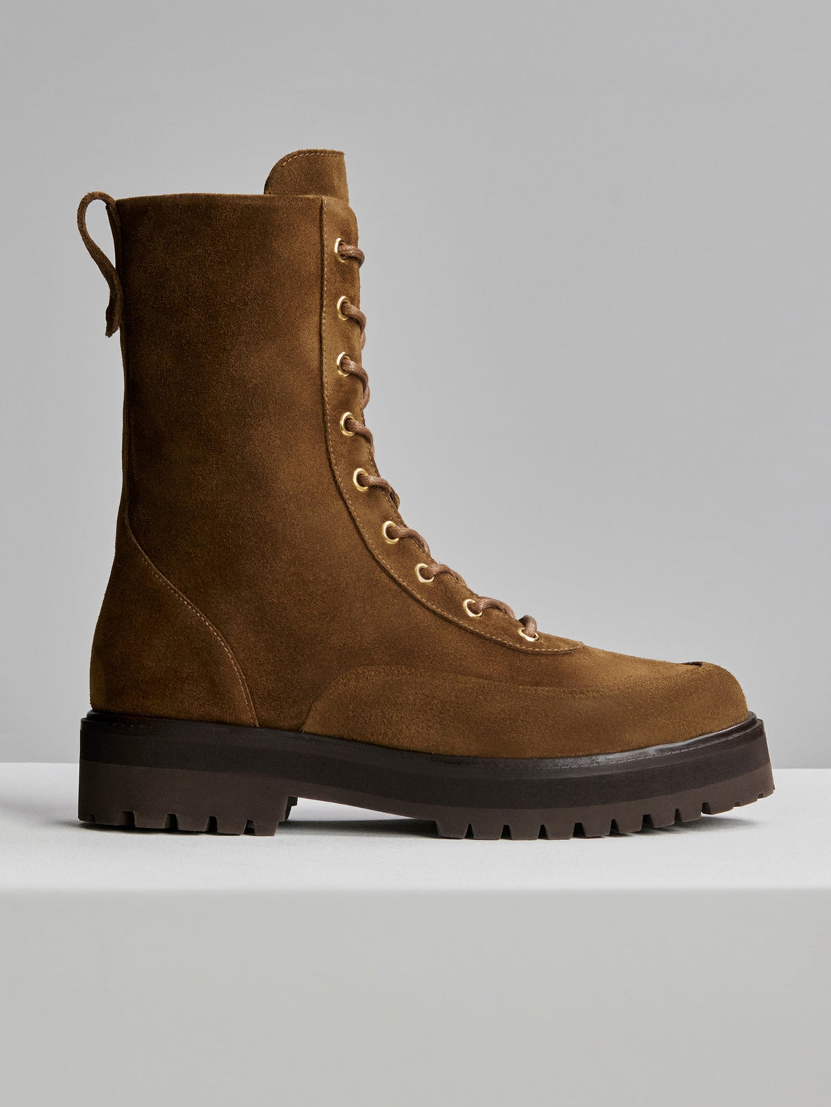 Calsen Lug Sole Boot Suede Cocoa Dust - Varley
