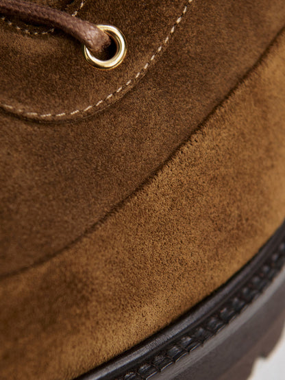 Calsen Lug Sole Boot Suede Cocoa Dust - Varley