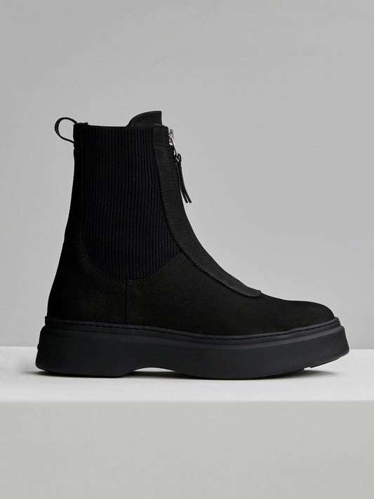 Corian Zip Front Ankle Boot Black - Varley