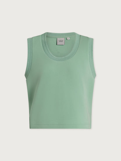 Cambrie Scoop Neck Tank Top Sage Mint - Varley