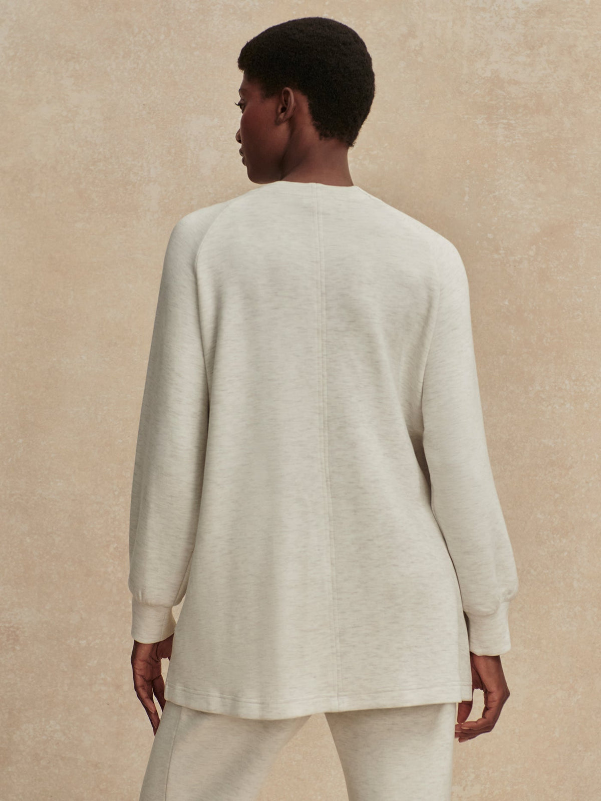 Augusta Zip Through Ivory Marl - Varley