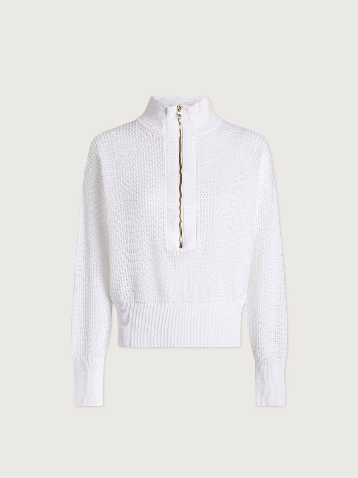 Aurora Half-Zip Knit | VARLEY US White - Varley