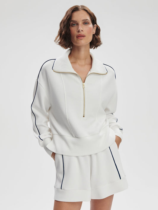 Davenport Half-Zip Sweat | VARLEY US White - Varley