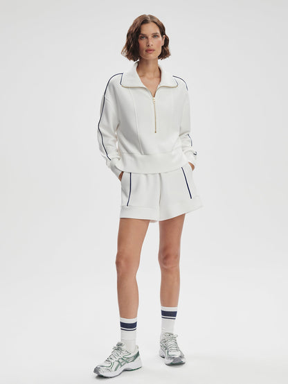 Davenport Half-Zip Sweat | VARLEY US White - Varley