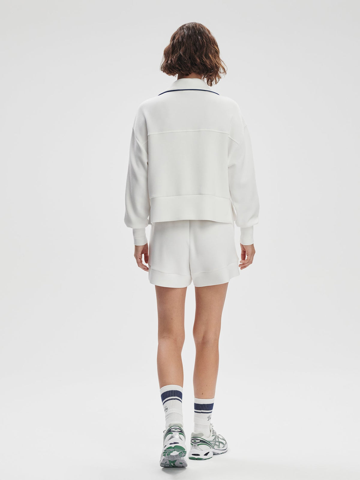 Davenport Half-Zip Sweat | VARLEY US White - Varley