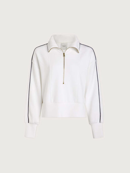 Davenport Half-Zip Sweat | VARLEY US White - Varley