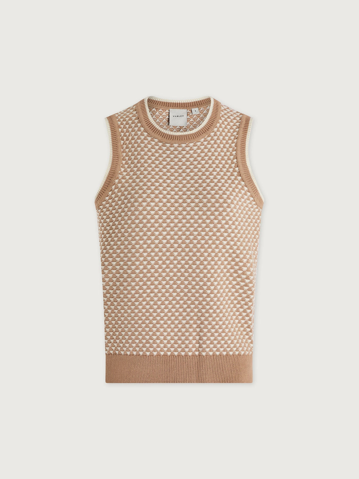 Jenson Stitch Knit Tank Light Taupe - Varley