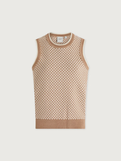 Jenson Stitch Knit Tank Light Taupe - Varley